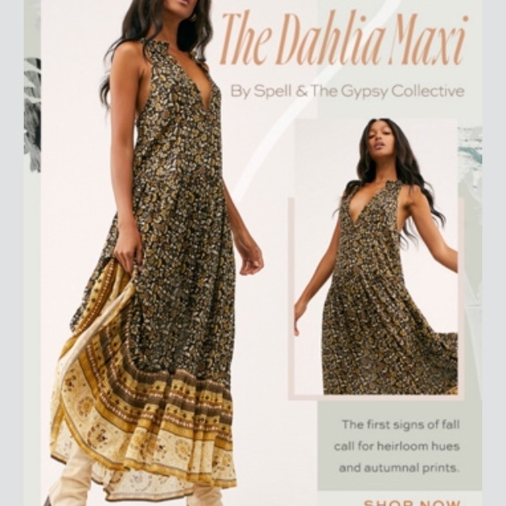 Host pick 🎉 Spell Dahlia Maxi dress - Picture 2 of 10